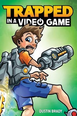 Paperback of "Trapped in a Video Game: Volume 1" by Andrews McMeel Publishing, showing the book cover with colorful game-themed artwork.
