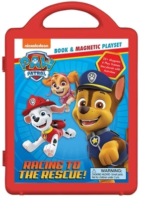 Nickelodeon Paw Patrol: Racing to the Rescue!: Book & Magnetic Play Set Other Studio Fun International