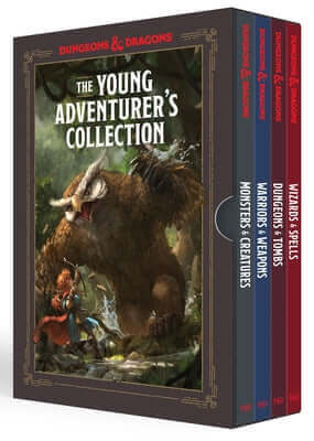 The Young Adventurer's Collection Box Set 1 [Dungeons & Dragons 4 Books]: Monsters & Creatures, Warriors & Weapons, Dungeons & Tombs, and Wizards & Sp Paperback Ten Speed Press