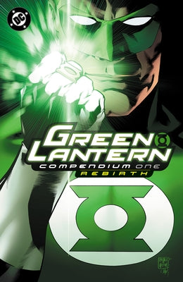 Green Lantern: Rebirth Compendium paperback by DC Comics, featuring green-themed cover art and illustrations from the comic series.
