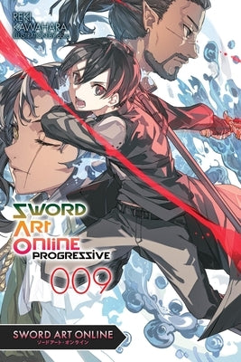 Paperback of Sword Art Online Progressive 9 light novel by Yen On, showing the front cover with anime-style artwork.