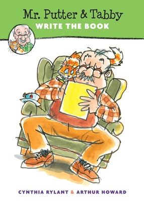 Paperback copy of Mr. Putter & Tabby Write the Book by Clarion Books, featuring colorful cover art with illustrations of Mr. Putter and Tabby.