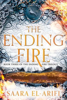 Paperback of The Ending Fire by Random House Worlds, featuring the book cover with fiery artwork and title text.