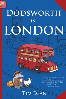 Paperback of "Dodsworth in London" by Clarion Books, featuring colorful cover art with illustrations of London landmarks.