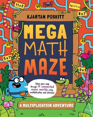 Mega Math Maze: A Multiplication Adventure Paperback Workman Kids