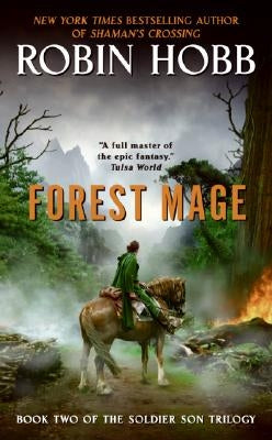 Cover of Forest Mage mass market paperback by Harper Voyager featuring mystical forest imagery and fantasy artwork.