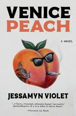 Venice Peach paperback book by Maudlin House with peach-colored cover and artistic design, lying open on a surface.