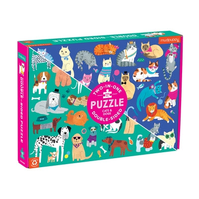 Cats & Dogs 100 Piece Double-Sided Puzzle Other Galison
