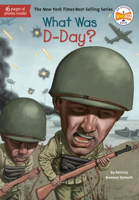 Paperback book titled "What Was D-Day?" by Penguin Workshop, featuring a cover illustration related to the World War II historic event.