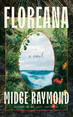 Paperback copy of Floreana by Little a, featuring the book cover with text and design elements visible in the image.