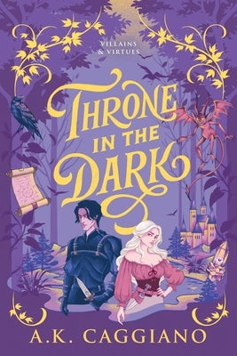 Paperback book titled "Throne in the Dark" by Sourcebooks Casablanca, showing the front cover with dark fantasy artwork.