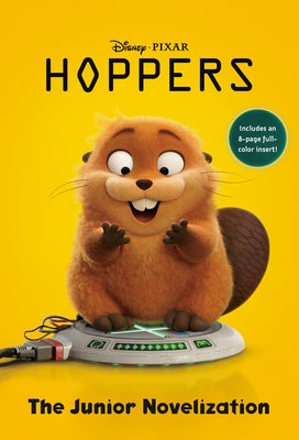 Paperback copy of Disney/Pixar Hoppers: The Junior Novelization by Random House Disney, featuring colorful cover art and characters.