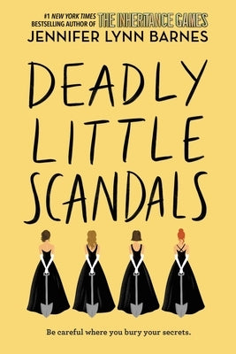 Paperback of Deadly Little Scandals by Little, Brown Books for Young Readers, showing the book cover with dark and mysterious design.