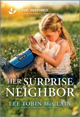 Mass market paperbound of Her Surprise Neighbor by Love Inspired, featuring a cozy romantic scene on the cover.