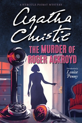 Paperback copy of "The Murder of Roger Ackroyd" by William Morrow & Company, featuring the book cover with title and author's name.