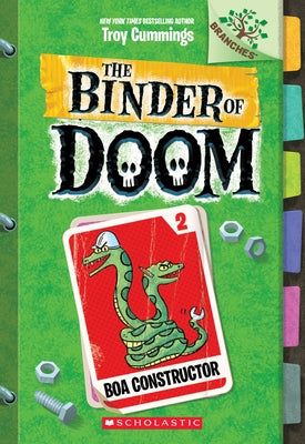 Paperback of Boa Constructor: A Branches Book (Binder of Doom #2) by Scholastic Inc., featuring colorful cover art with a book and magical elements.