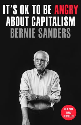 Paperback book titled "It's Ok to Be Angry about Capitalism" by Crown Publishing Group, showing the front cover with bold title text.