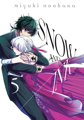 Paperback copy of Snow & Ink 5 manga by Kodansha Comics with colorful cover art.