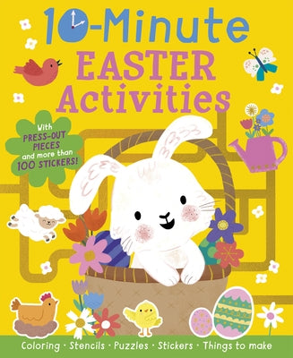 10-Minute Easter Activities: With Stencils, Press-Outs, and Stickers! Paperback Tiger Tales