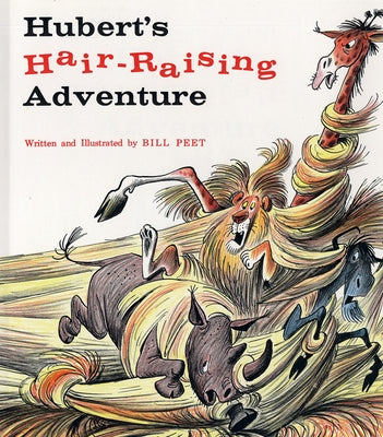 Paperback of Hubert's Hair Raising Adventure by Clarion Books featuring colorful illustrated cover with a playful character.