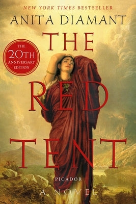 Paperback of The Red Tent 20th Anniversary Edition by Picador USA, featuring the book cover with red tent artwork.