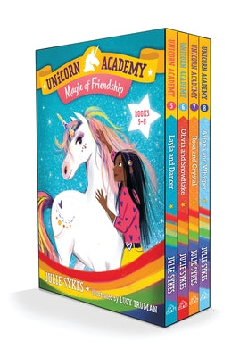 Paperback boxed set of books 5-8 from Unicorn Academy: Magic of Friendship series by Random House Books for Young Readers.