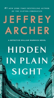 Mass market paperbound copy of "Hidden in Plain Sight" by Detective William Warwick novel, showing the book cover with title and author.