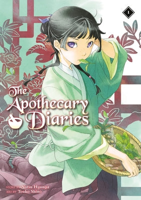 Square Enix Books The Apothecary Diaries 01 light novel paperback with illustrated cover featuring traditional Japanese art style.