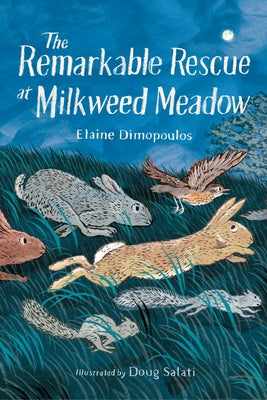 Paperback of The Remarkable Rescue at Milkweed Meadow by Charlesbridge Publishing, showing the book cover with colorful meadow scene