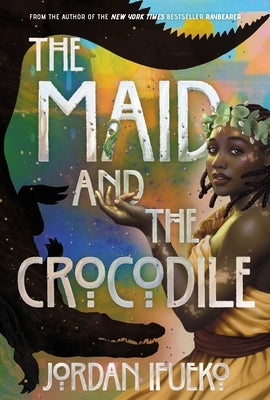 Paperback novel titled The Maid and the Crocodile by Amulet Books, featuring a colorful cover illustration.