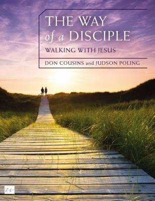 Paperback Bible study guide titled "The Way of a Disciple" by HarperChristian Resources, featuring a cover with religious imagery.