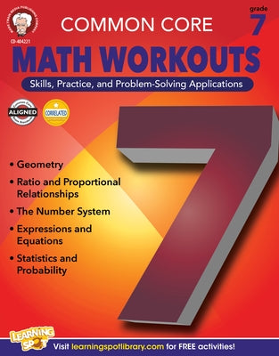 Common Core Math Workouts, Grade 7 Paperback Mark Twain Media