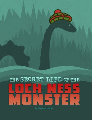 Paperback book titled "The Secret Life of the Loch Ness Monster" by Capstone Press, featuring a cover with a mysterious lake scene.