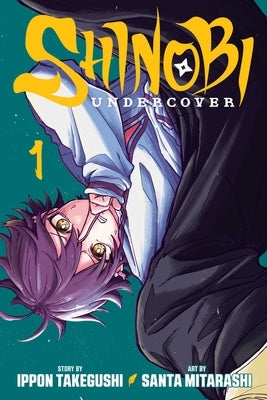 Paperback of Shinobi Undercover, Vol. 1 manga by Viz Media featuring cover art with ninja characters and bold title text.
