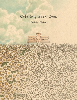 Paperback coloring book "Felicia Chiao: Coloring Book One" by Paragon Books, featuring intricate illustrations on the cover.