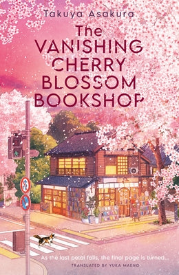 Paperback of The Vanishing Cherry Blossom Bookshop by HarperCollins, featuring a cover with cherry blossoms and delicate illustration.