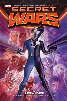 Secret Wars by Jonathan Hickman Omnibus Alex Ross Reed Richards Cover by Hickman, Jonathan