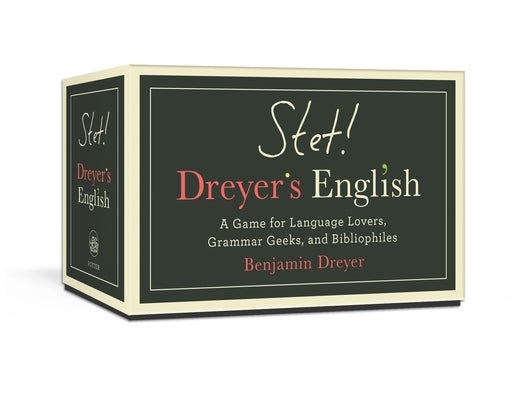 Image of the book "Dreyer's English" by Clarkson Potter Publishers, featuring a cover with text and design related to language and grammar.