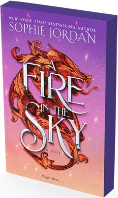 Paperback of "A Fire in the Sky" by Avon Books showing the book cover with fiery sky artwork.