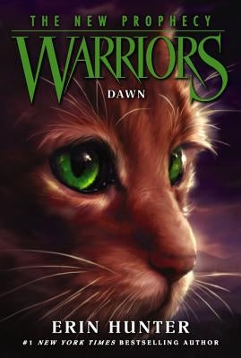 Paperback of Warriors: The New Prophecy #3 Dawn by HarperCollins, showing the book cover with artwork from the series.