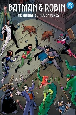 Paperback of Batman & Robin: The Animated Adventures by DC Comics featuring colorful comic book cover art with Batman and Robin illustrations.