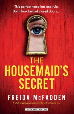 Large print paperback of The Housemaid's Secret by Large Print Press, showing the book cover with title and author details.