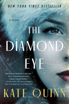 Cover of The Diamond Eye paperback by William Morrow & Company featuring a mysterious illustration with a diamond motif.