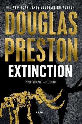 Paperback of "Extinction" by Forge featuring a dark, atmospheric cover with bold title text and eerie imagery.