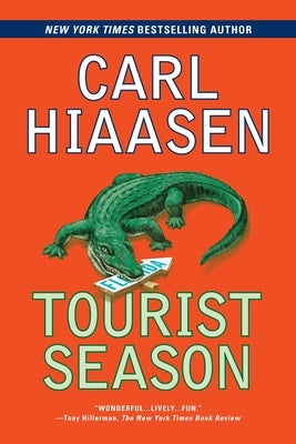 Paperback of Tourist Season: A Suspense Thriller by Berkley Books, showing the book cover with title and author details.
