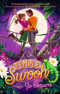 Paperback of "Temple of Swoon" by Berkley Books, showing the front cover with colorful artwork and title text.