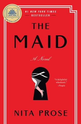 Paperback of The Maid book by Ballantine Books, featuring the cover with title and author details.