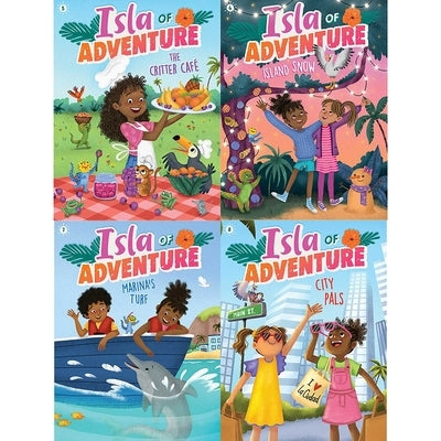 The Isla of Adventure Collected Set #2: The Critter Café; Island Snow; Marina's Turf; City Pals by Costa, Dela