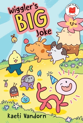 Paperback of Wiggler's Big Joke by Holiday House, featuring colorful cartoon characters on the cover.