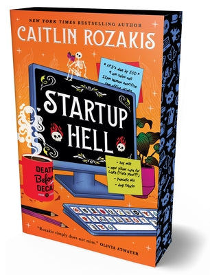 Paperback of Startup Hell by Titan Books UK, showing the book cover with bold title and author details.